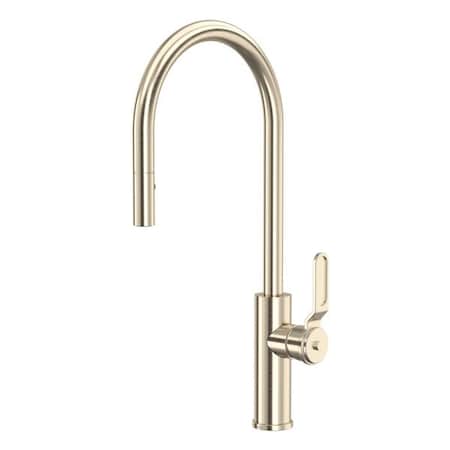Myrina Pull-Down Kitchen Faucet With C-Spout